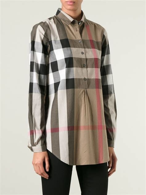 burberry brit nova check shirt|burberry nova check shoulder.